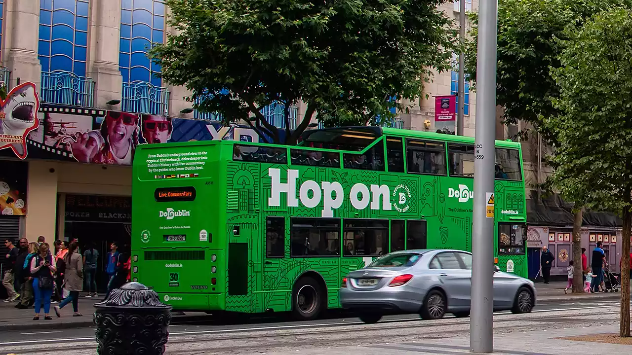Hop-on Hop-off Bus Dublin Header