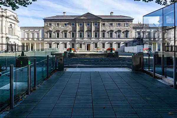 Leinster House in Merrion Square Dublin