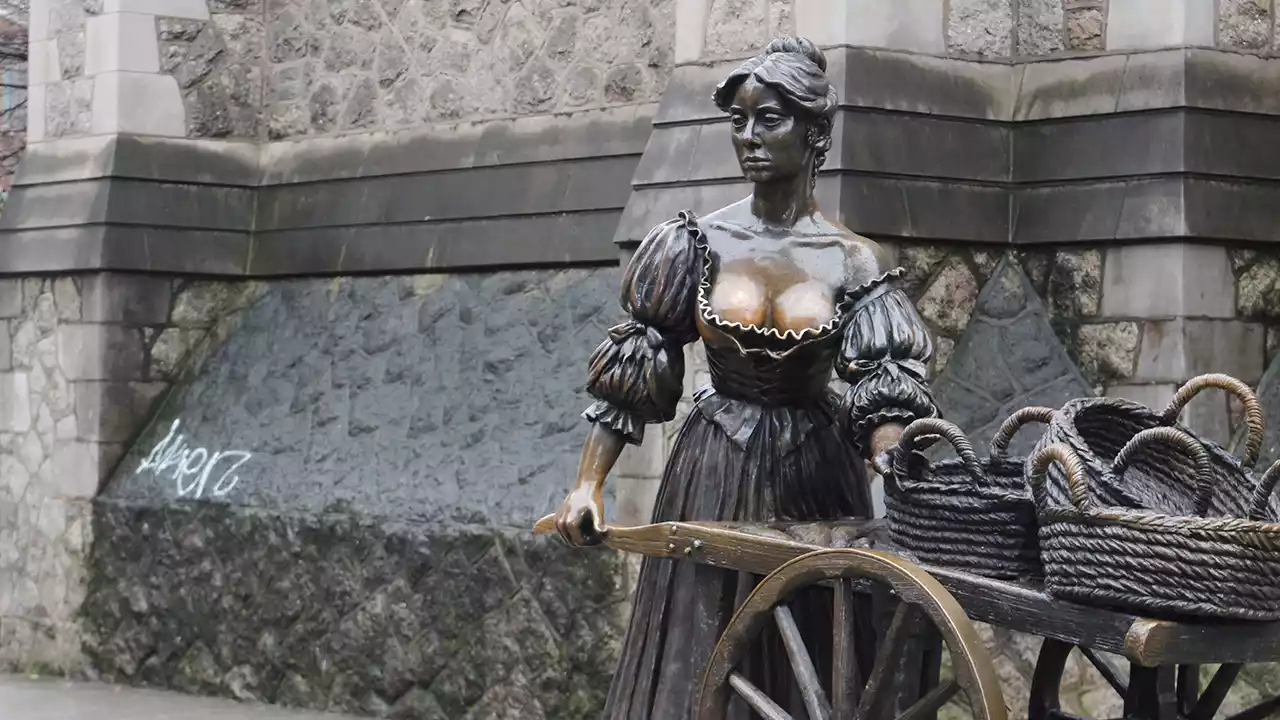 Molly Malone Statue Dublin Header